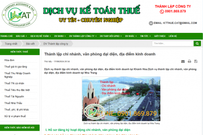 Thành Lập Công Ty Nha Trang