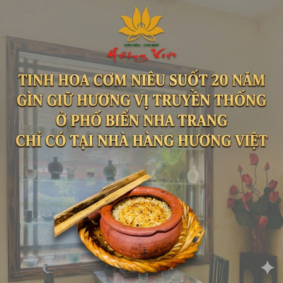 Cơm niêu cơm đập Hương Việt